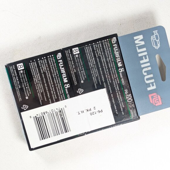 2 pack 8mm Fujifilm Camcorder tapes 120 mins videocassette NEW factory sealed - Picture 3 of 5
